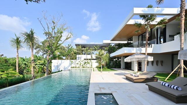 Elite Havens - Villa Nica Bali Indonesia - Magnificent salt water pool overlooking the fields